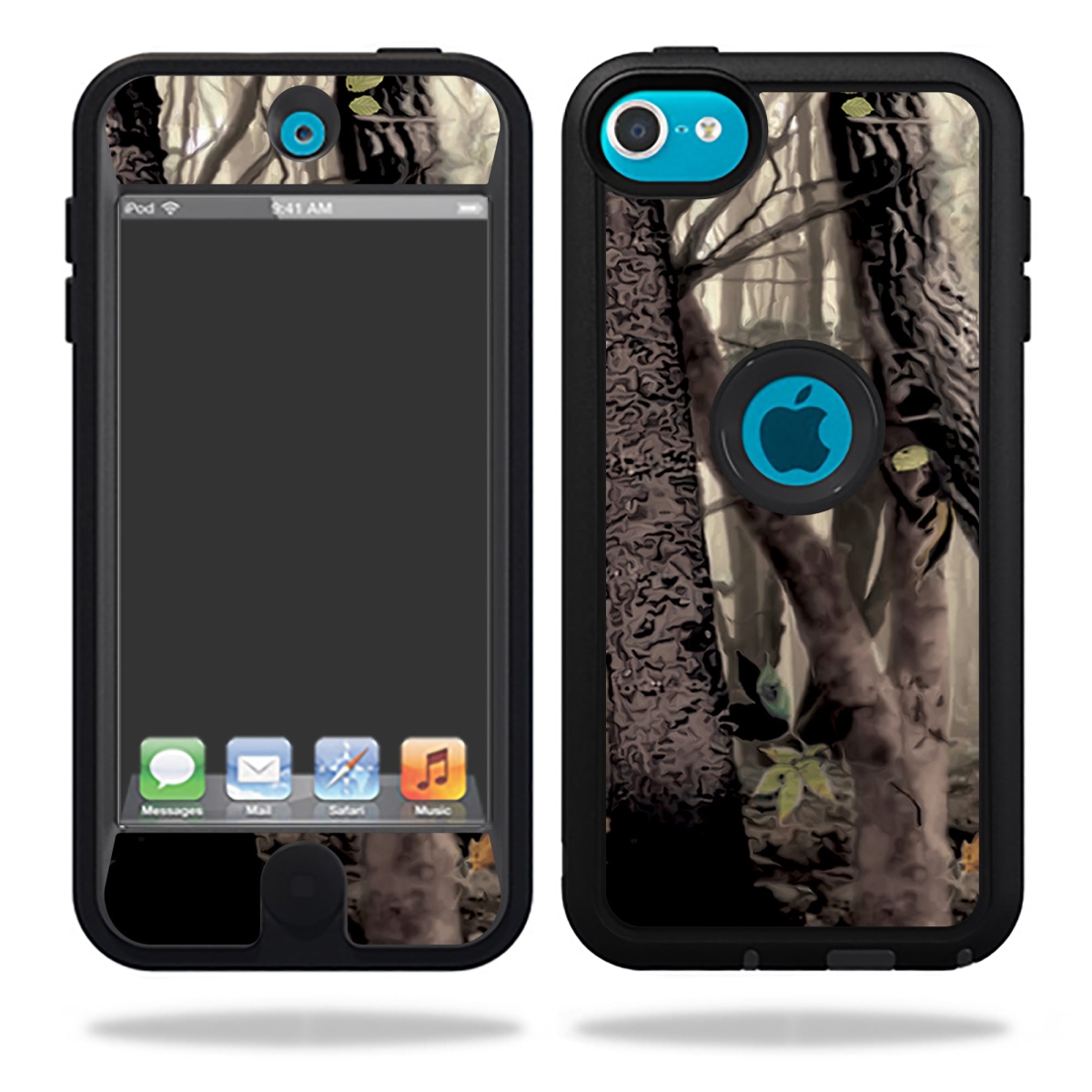 MightySkins OTDIPT5G-Tree Camo Skin Compatible with OtterBox Defender Apple iPod Touch 5G 5th Generation Case Tree Camo