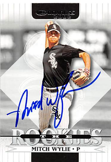 Autograph 123427 Chicago White Sox Ft 2002 Donruss The Rookies No. 74 Mitch Wylie Autographed Baseball Card