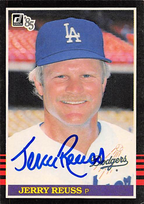 Autograph 158178 Los Angeles Dodgers 1985 Donruss No. 226 Jerry Reuss Autographed Baseball Card