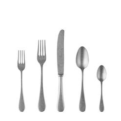 CoolCookware Stainless Steel Place Setting Vintage Flat Ware Set - 5 Piece