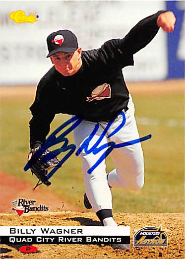 Autograph 122779 Houston Astros 1994 Classic No. 140 Billy Wagner Autographed Baseball Card