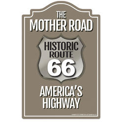 SignMission P-812 Historic Route 66 12 x 8 in. Novelty Sign - Historic Route 66