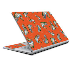 MightySkins MISURFB215-Trout Collage Skin for 15 in. 2018 Microsoft Surface Book 2, Trout Collage