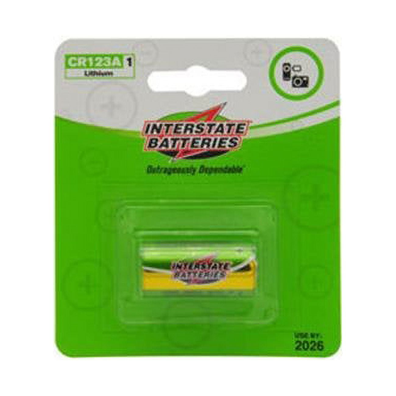 Interstate Batteries PHO0015 3V 1.55AH CR123A Lithium Battery