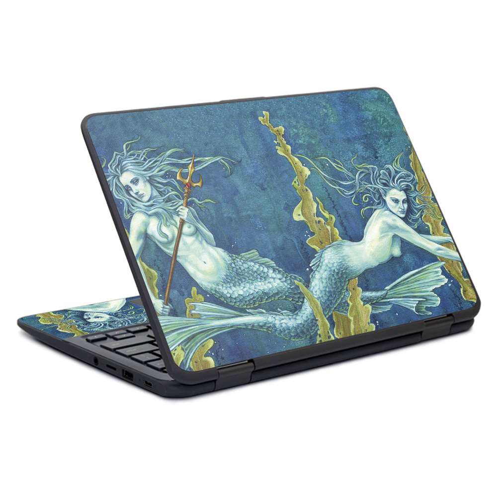MightySkins HPCH11G1-Mermaid Trip Skin for HP Chromebook x360 11 in. G1 2017 - Mermaid Trip