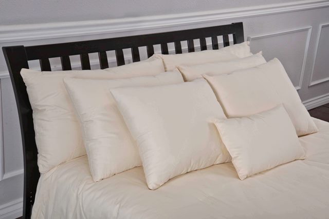 Naturally Sleeping Pw-P-Q-m Medium Weight Queen Size Poly Wellspring Fiber Bed Pillow - Mattress Only