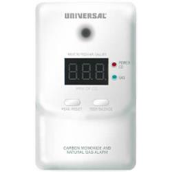 Universal Security Instruments MCN 400 Plug-In 2-in-1 Carbon Monoxide & Natural Gas Smart Alarm with Battery Backup