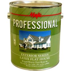Yenkin-Majestic 8-7409-1 1 gal Exterior Latex Flat House Paint, Neutral Tint Base No.4