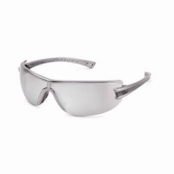 Gateway Safety GWS19GY8M Luminary, Wraparound Silver Mirror Anti-Scratch Lens Safety Glasses