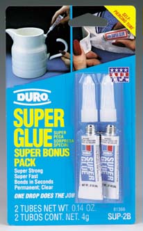 OSI Sealants 1347649 Duro Super Glue - 2 Gram Tube
