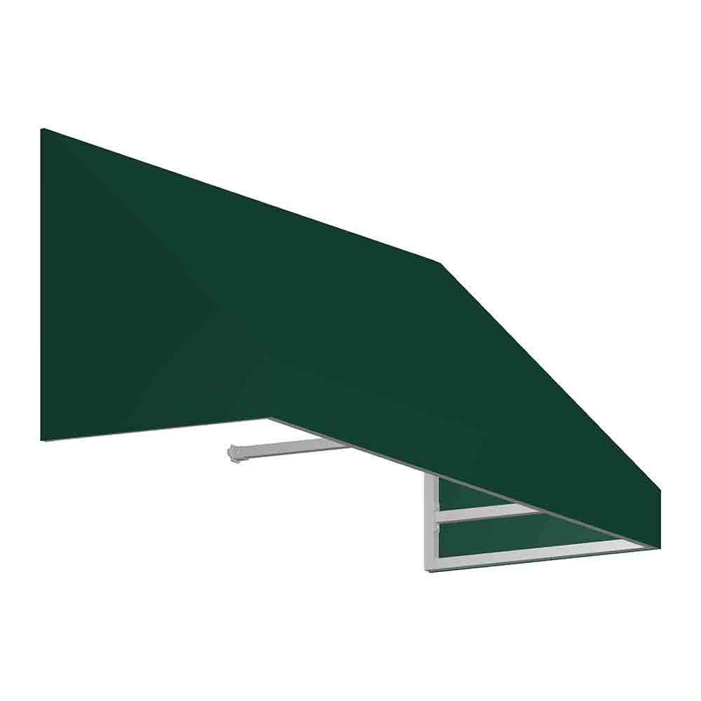AWNTECH EN1030-US-3F 3.38 ft. New Yorker Window & Entry Awning&#44; Forest Green - 16 x 30 in.