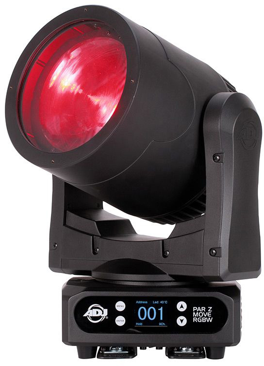 ADJ AMDJ-PAR525 300 watts PAR Z Move RGBW LED Par Can with Moving Head for Camera