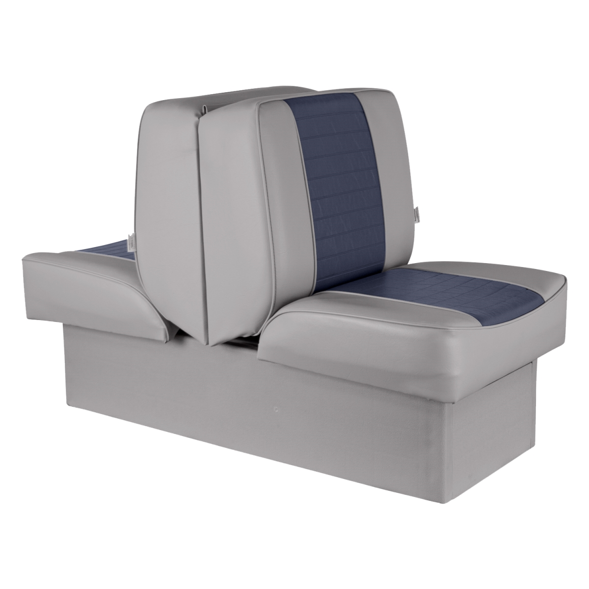 Wise 8WD521P-1-660 8 in. Base Lounge Seat&#44; Gray & Navy