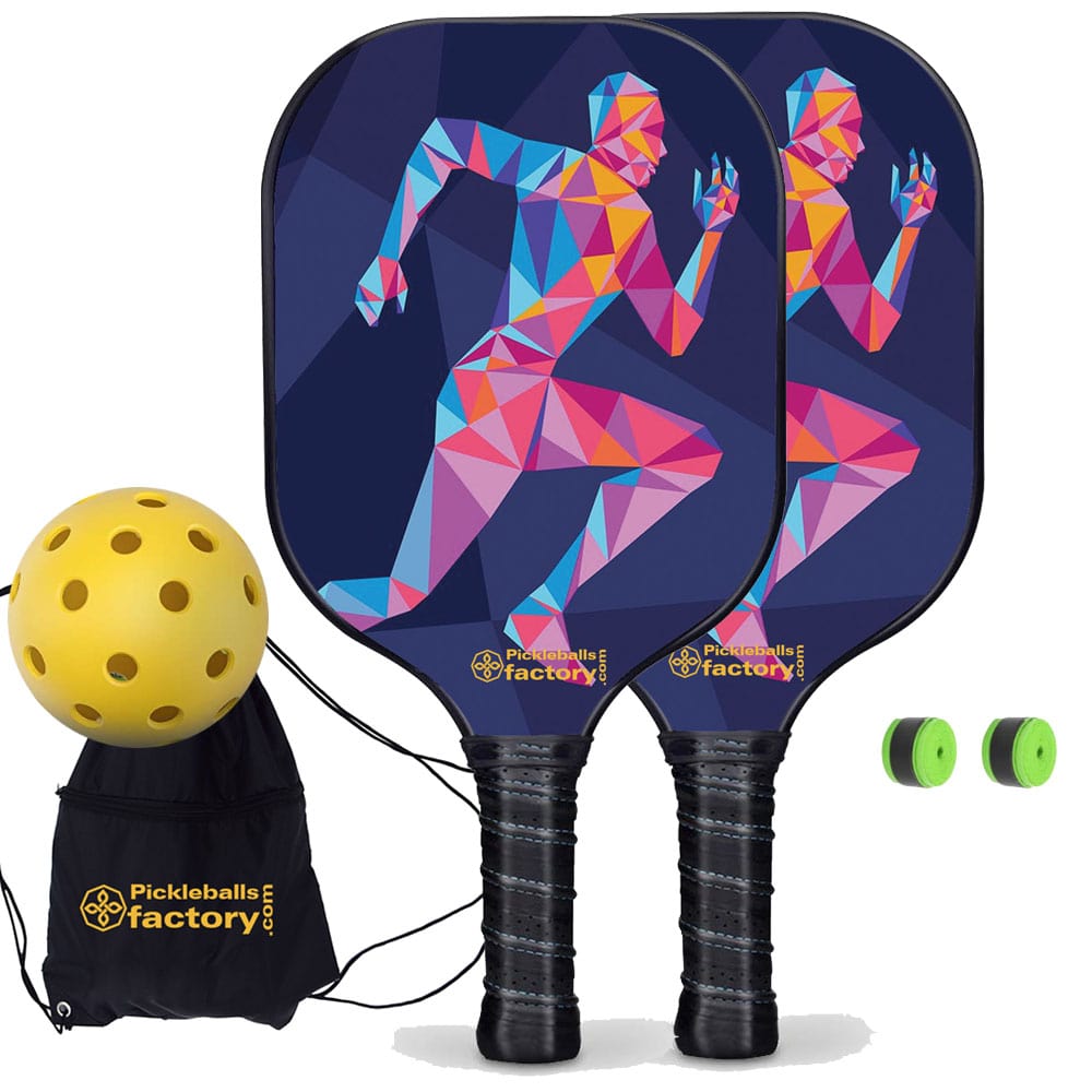 Pickleball Factory PB000446G Pickleball Paddle Set Sports Pickleball Paddles Near Me