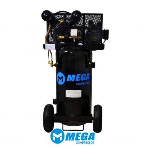 Mega MP-2020EV 20 gal & 3 HP Peak Portable Vertical 6 CFM - 100-150 PSI Air Compressor with Belt Drive