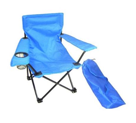 Redmon 9006 BL Folding Camp Chair with Matching Bag- Blue