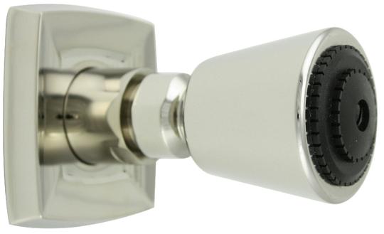 Jado Illume Platinum Nickel Adjustable Body Spray Showerhead #820007.150