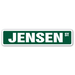 SignMission SS-JENSEN 4 x 18 in. Childrens Name Room Street Sign - Jensen