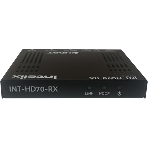 Intelix INT-HD70-RX HDMI Slim 70M&#44; POH&#44; IR & Control HD Base Extender - Receiver