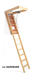The Marwin S-81 Superior 22.5 x 54 10 ft. Attic Stair 300Lb