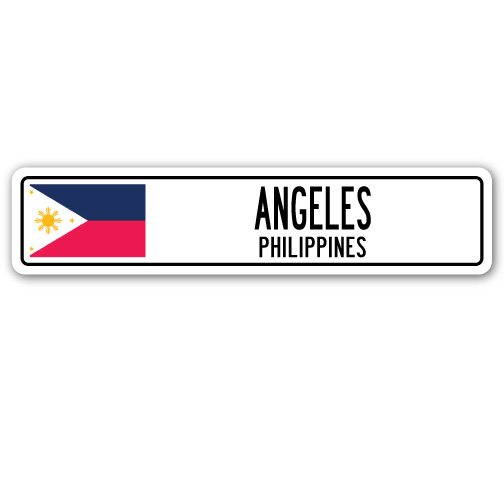 SignMission SSC-Angeles Ph Street Sign - Angeles, Philippines