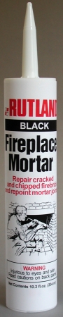 RUTLAND PRODUCTS RUTLAND Black Fireplace Mortar - 10.3 oz cartridge