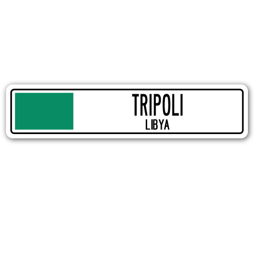 SignMission SSC-Tripoli Lby Street Sign - Tripoli, Libya