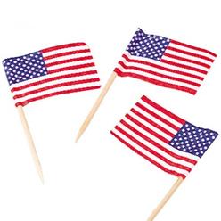 US Toy Company US Toy 18X27 US Flag Picks  - Pack of 144