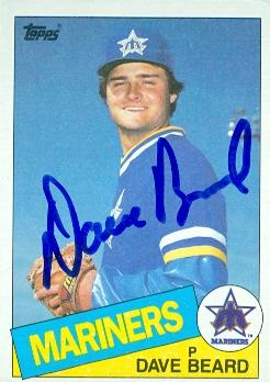 Autograph Warehouse 81993 Dave Beard Autographed Baseball Card Seattle Mariners 1985 Topps No .232