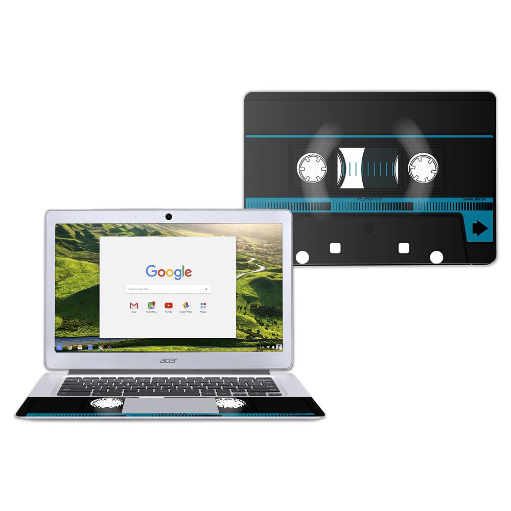 MightySkins ACCR14-Cassette Tape Skin Decal Wrap for Acer Chromebook 14 in. CB3-431 Sticker - Cassette Tape