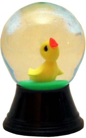 PERZ PR1177 Perzy Snowglobe - Mini Yellow Duck