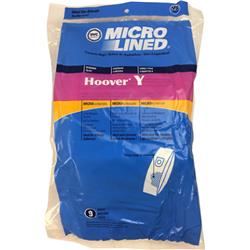 Esso HR-1495-9 Hoover Style Y Microlined Vacuum Bag - Pack of 9