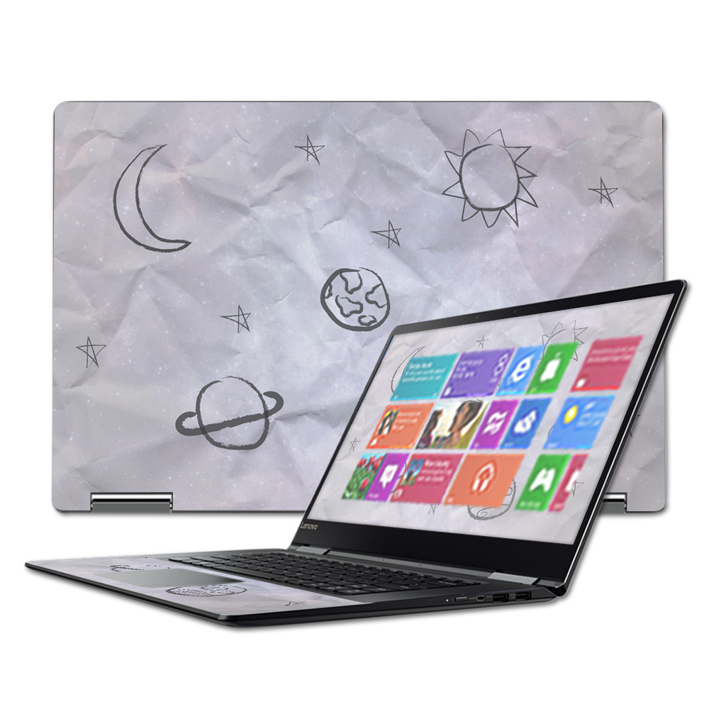 MightySkins LENY71015-Kids Outer Space 15.6 in. Skin Decal Wrap for Lenovo Yoga 710 - Kids Outer Space
