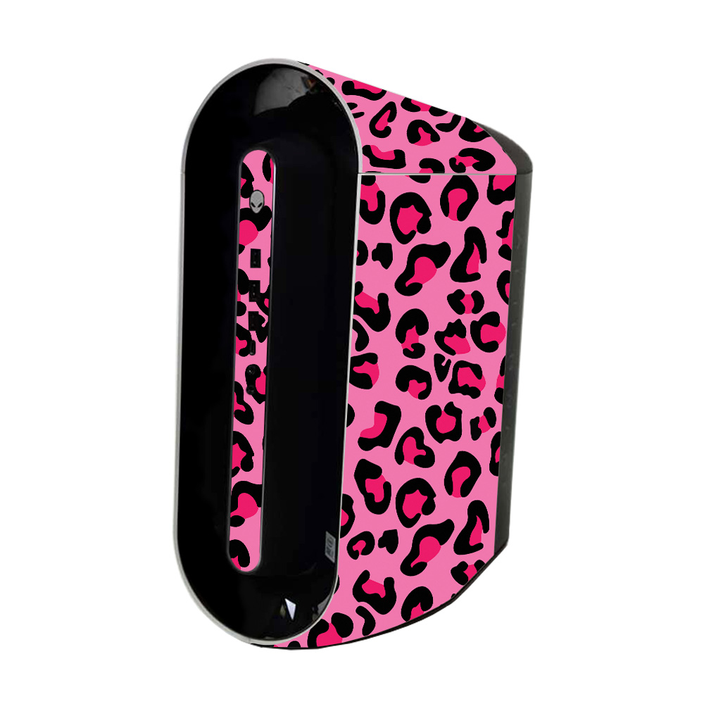 MightySkins ALWAUR11GD-Pink Leopard Skin for Alienware Aurora R11 Gaming Desktop - Pink Leopard