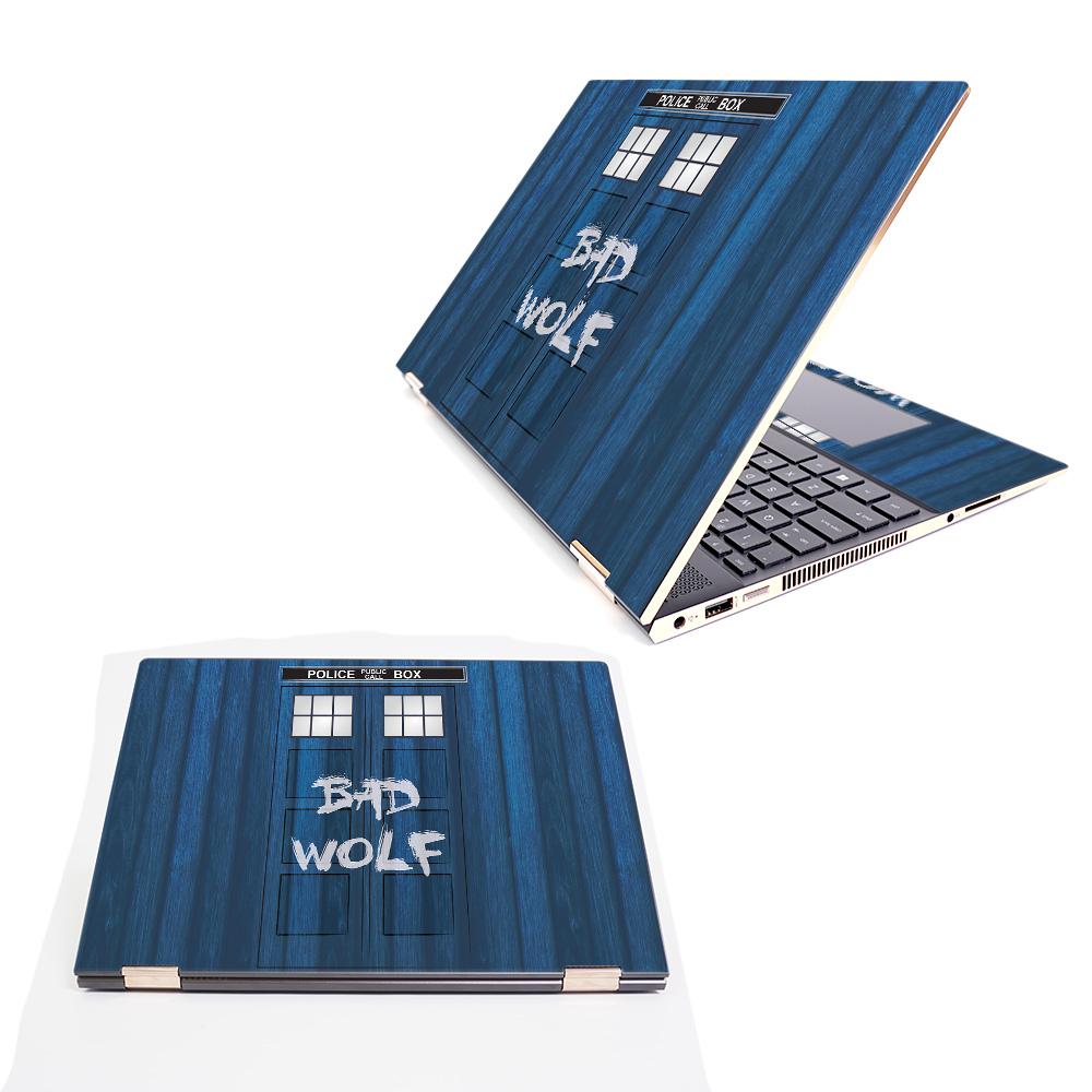 MightySkins HPSX3601518-Time Lord Box Skin Decal Wrap for HP Spectre X360 15.6 in. 2018 Sticker - Time Lord Box