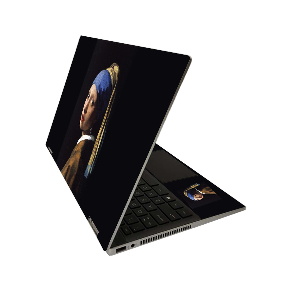 MightySkins HPPX3601420-Girl With Pearl Earring Skin for HP Pavilion x360 14 in. 2020 - Girl with Pearl Earring