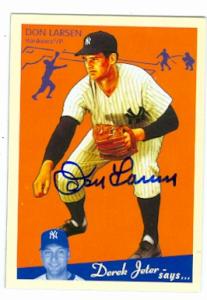 Autograph Warehouse 84261 Don Larsen Autographed Baseball Card New York Yankees 2008 Upper Deck Goudey No .132