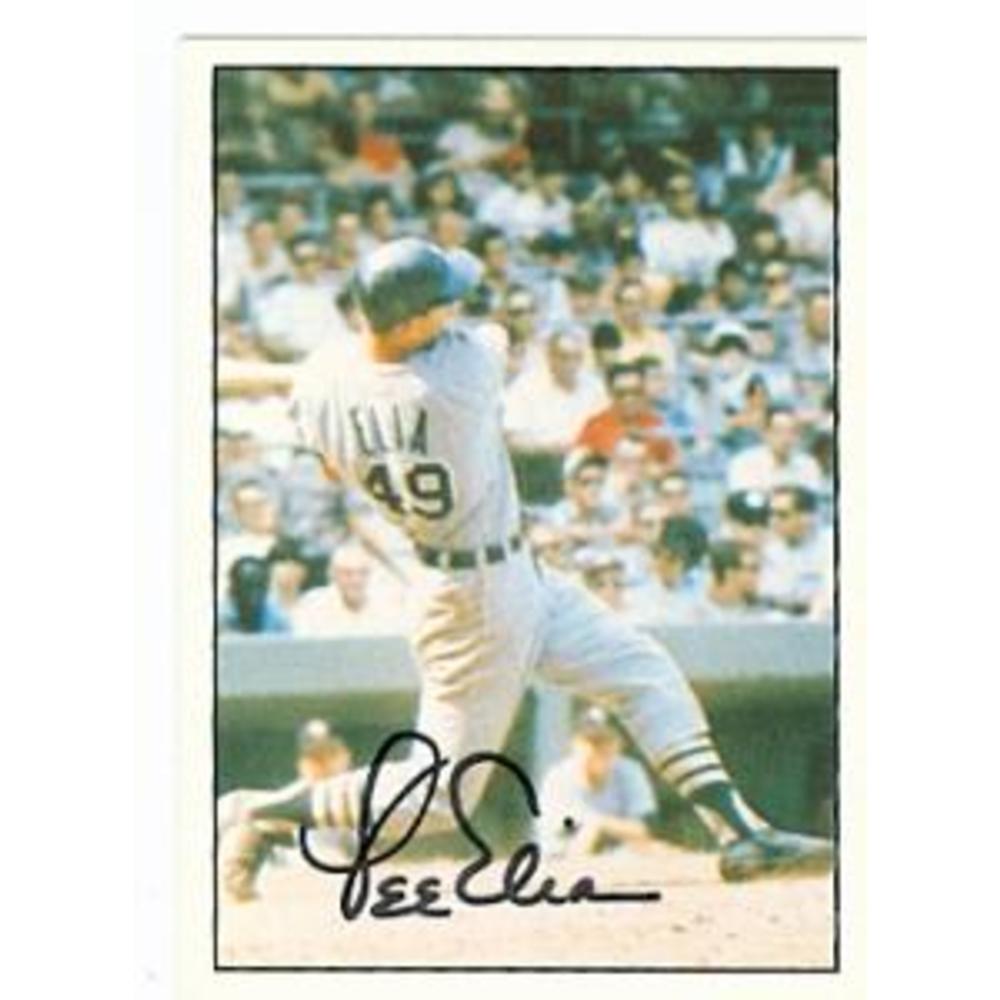 Autograph Warehouse 75656 Lee Elia Autographed Baseball Card St. Louis  Cardinals 67 1981 Tcma No .428