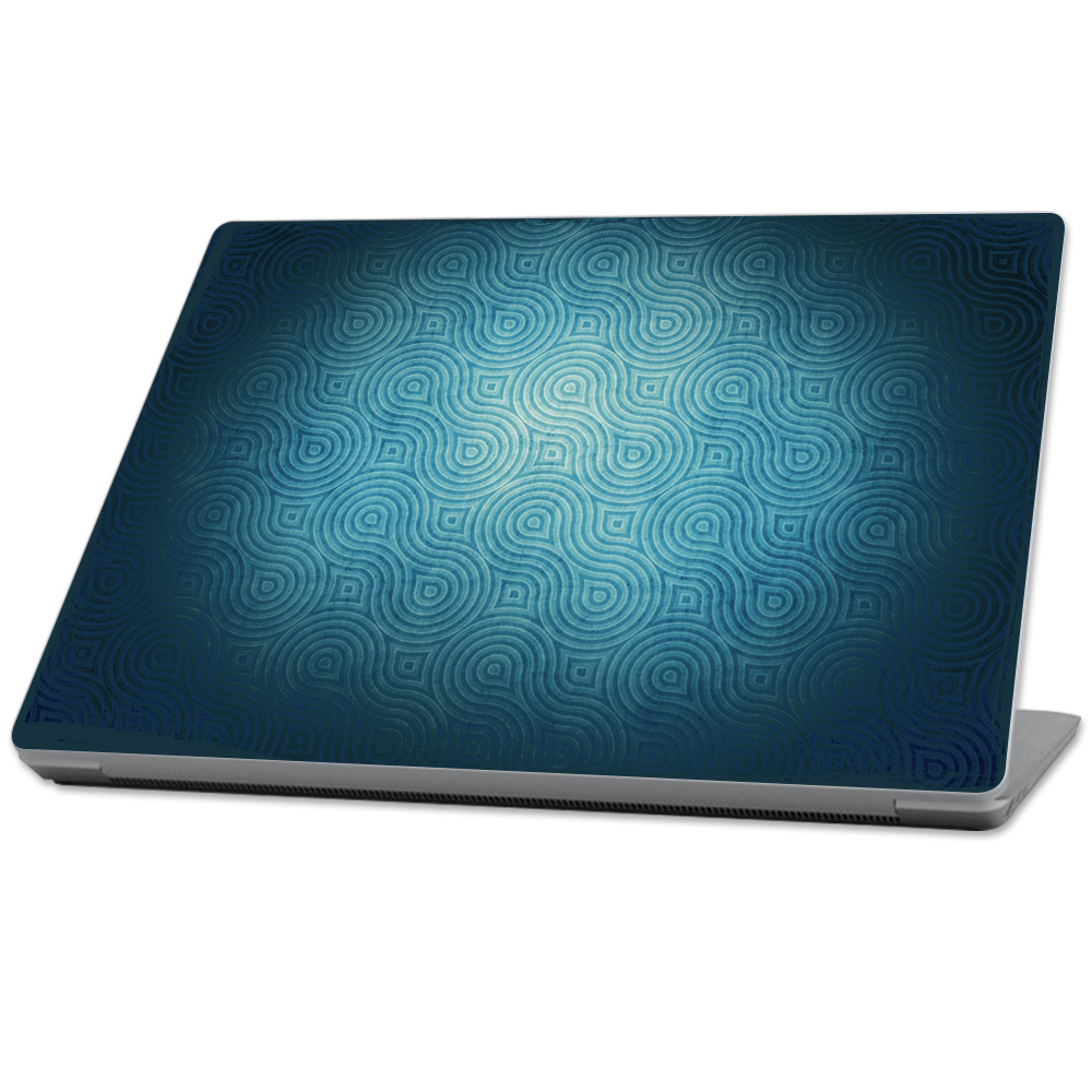 MightySkins MISURLAP-Blue Swirls Skin for Microsoft Surface Laptop 2017 13.3 in. - Blue Swirls