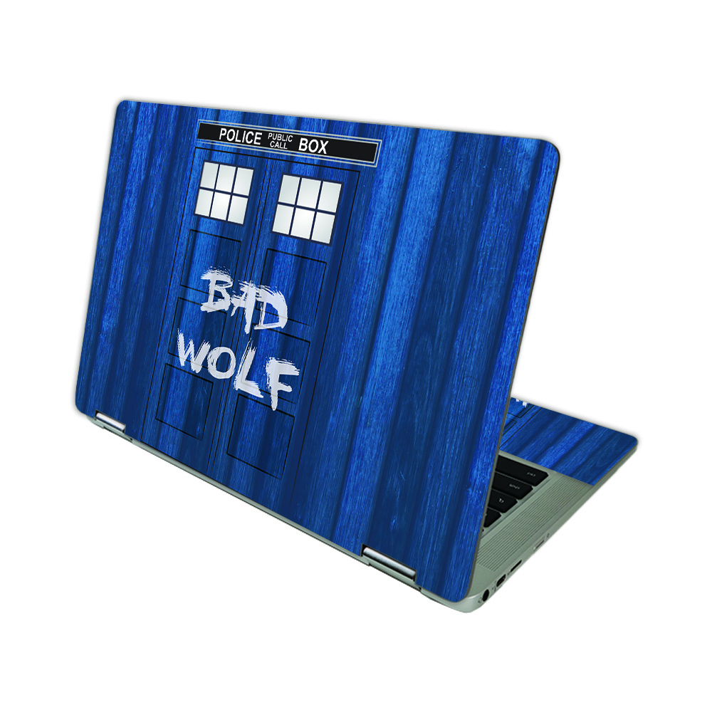 MightySkins HPCHX36142021-Time Lord Box Skin Compatible with HP Chromebook x360 14 2021 - Time Lord Box