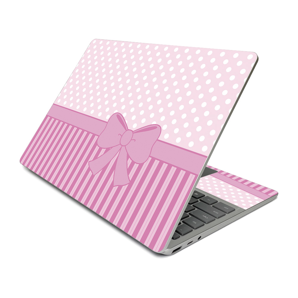 MightySkins MISURLAPGO20-Pink Present Skin for Surface Laptop Go 2020 - Pink Present