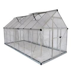Palram - Canopia HG5514 Hybrid Greenhouse - 6 x 14 ft. - Silver