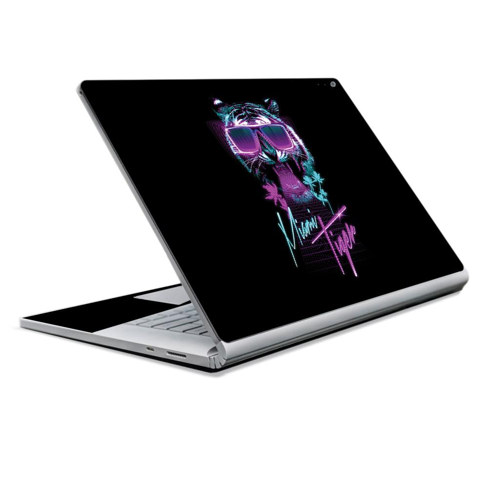 MightySkins MISURFB17-Miami Tiger Skin Decal Wrap for Microsoft Surface Book 2 13 in. 2017 - Miami Tiger