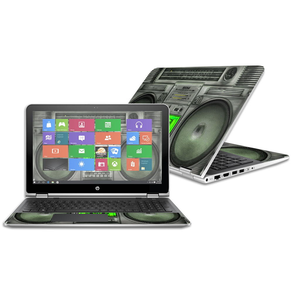 MightySkins HPPX360152-Boombox 15.6 in. Skin Decal Wrap for HP Pavilion X360 2016 - Boombox