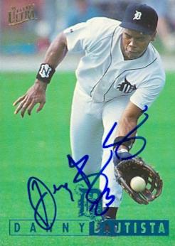 Autograph Warehouse 88765 Danny Bautista Autographed Baseball Card Detroit Tigers 1995 Fleer Ultra No. 44