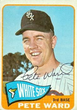 Autograph Warehouse 70428 Pete Ward Autographed Baseball Card Chicago White Sox 1965 Topps No. 215