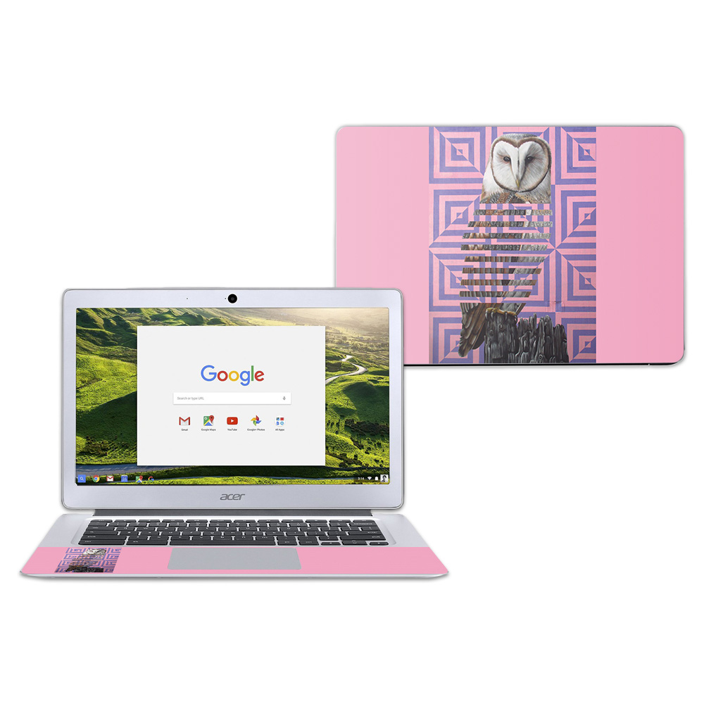 MightySkins ACCR14-Owl Maze Skin for Acer Chromebook 14 in. CB3-431 - Owl Maze