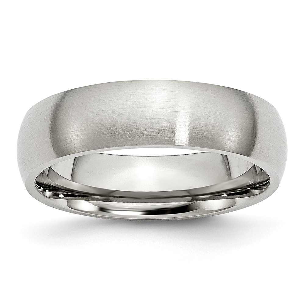 Bridal SR16-11 6 mm Stainless Steel Brushed Band - Size 11