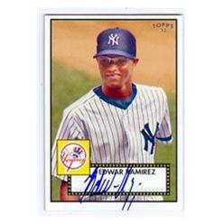 Autograph Warehouse 586154 Edwar Ramirez Autographed Baseball Card - New York Yankees 2007 Topps 52 - No.52S-ER
