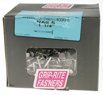 Primus Source Prime Source  1-.25in. Electro Galvanized Roofing Nails  114EGRFG5